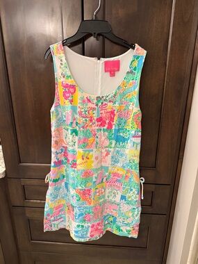Lilly Pulitzer Multi-Color State Patchwork Romper